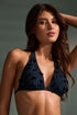 Shan Charlie-Rose Triangle Bikini Top